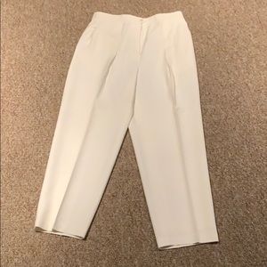 Jones New York Womens Off White Dress Pants